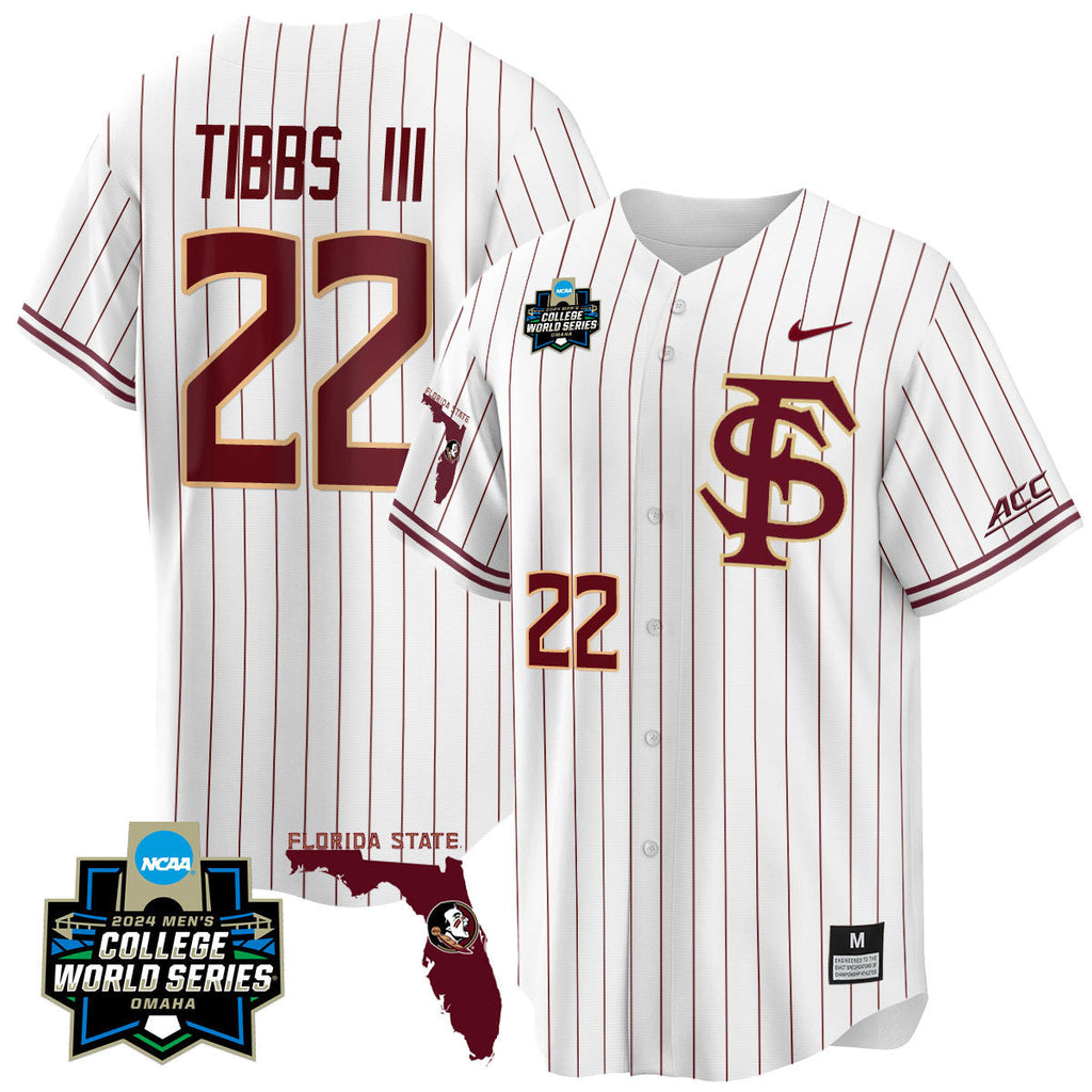 Men's Florida State Seminoles 2024 College World Series Vapor Premier Limited Jersey V2 - All Stitched - image 36