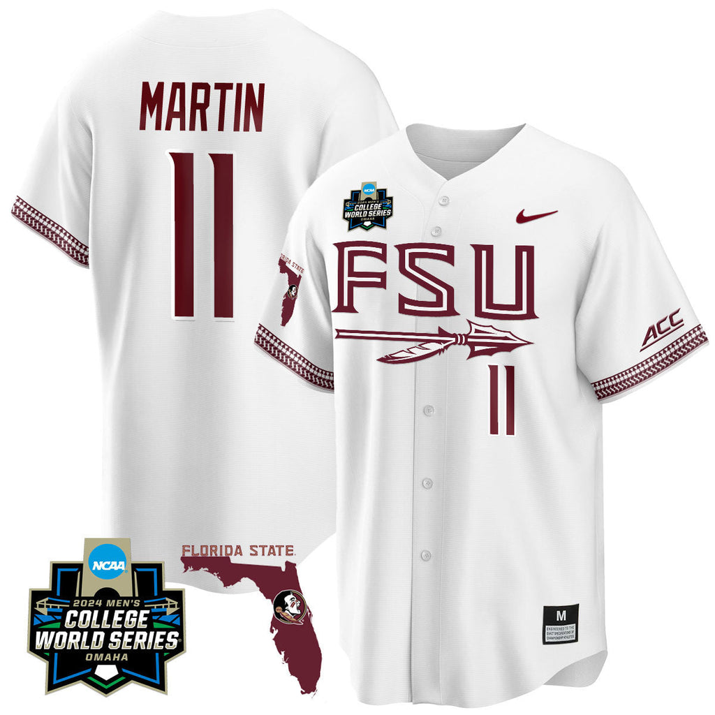 Men's Florida State Seminoles 2024 College World Series Vapor Premier Limited Jersey V2 - All Stitched - image 54