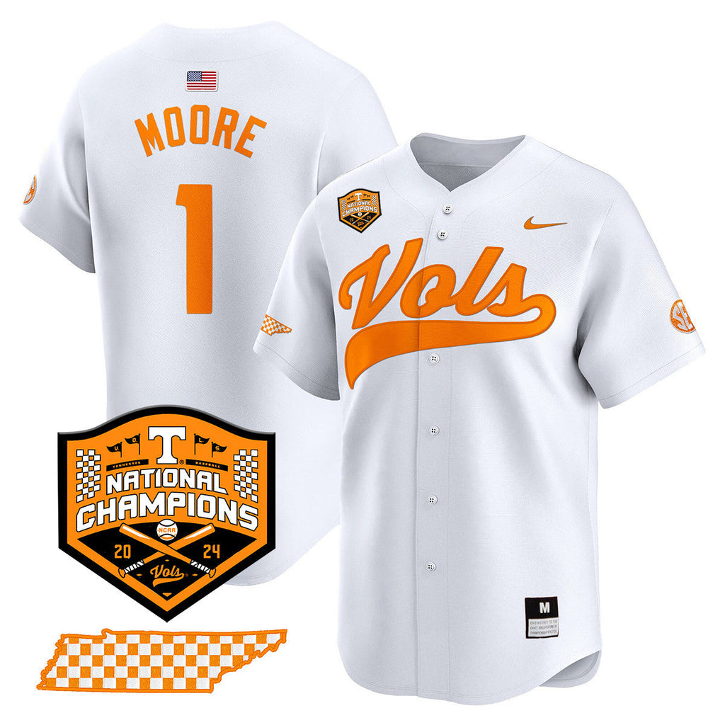 Women's Tennessee Volunteers 2024 National Champions Vapor Premier Limited Jersey - All Stitched - image 8