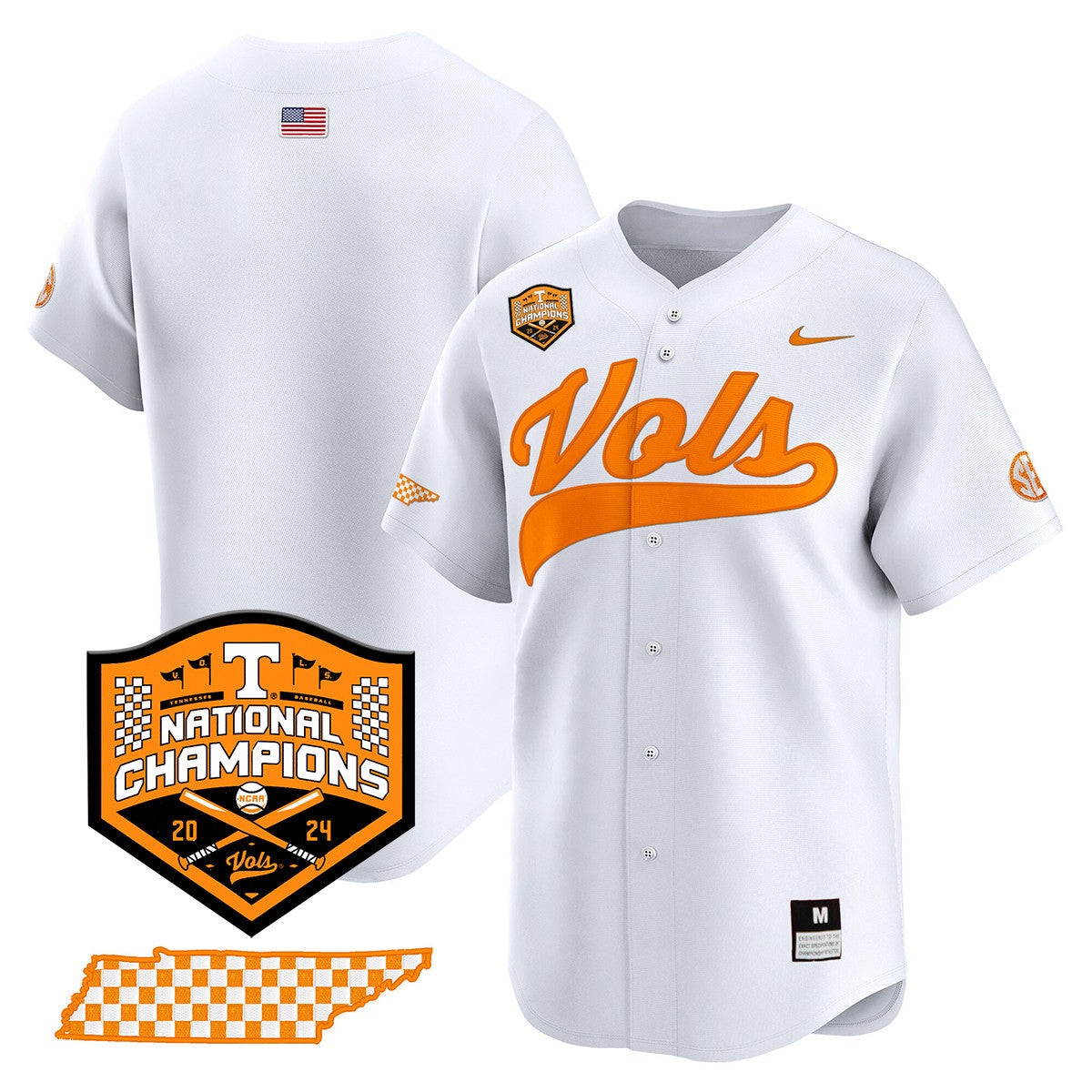Women's Tennessee Volunteers 2024 National Champions Vapor Premier Limited Jersey - All Stitched - image 11