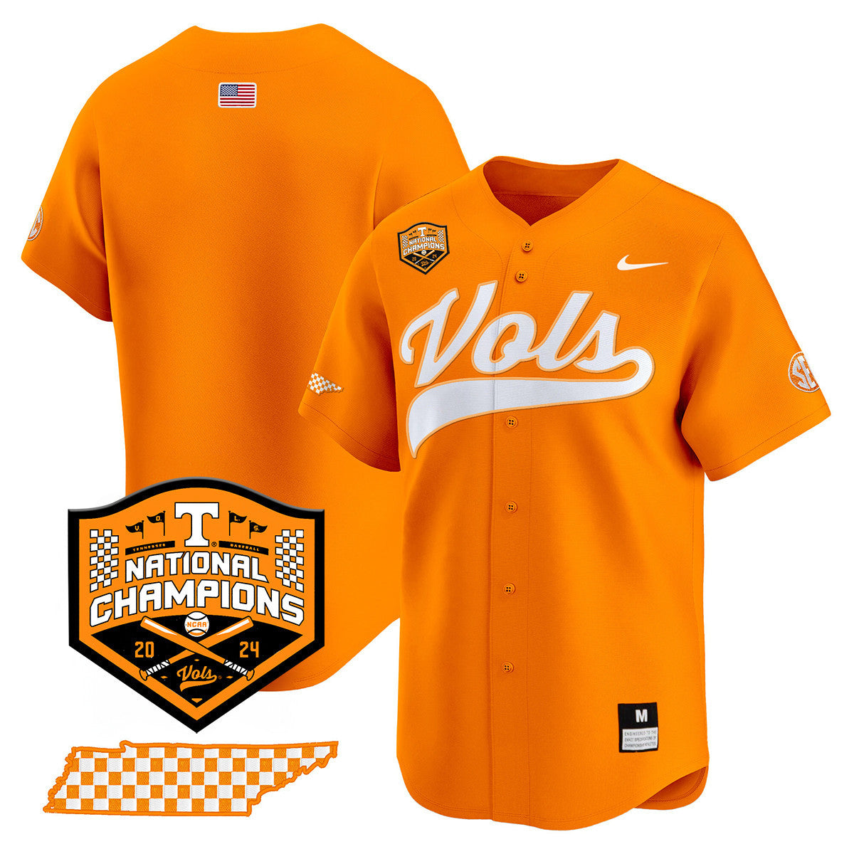 Women's Tennessee Volunteers 2024 National Champions Vapor Premier Limited Jersey - All Stitched - image 17