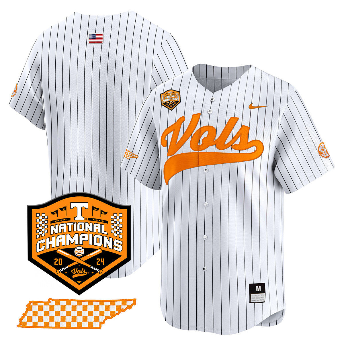 Women's Tennessee Volunteers 2024 National Champions Vapor Premier Limited Jersey - All Stitched - image 22