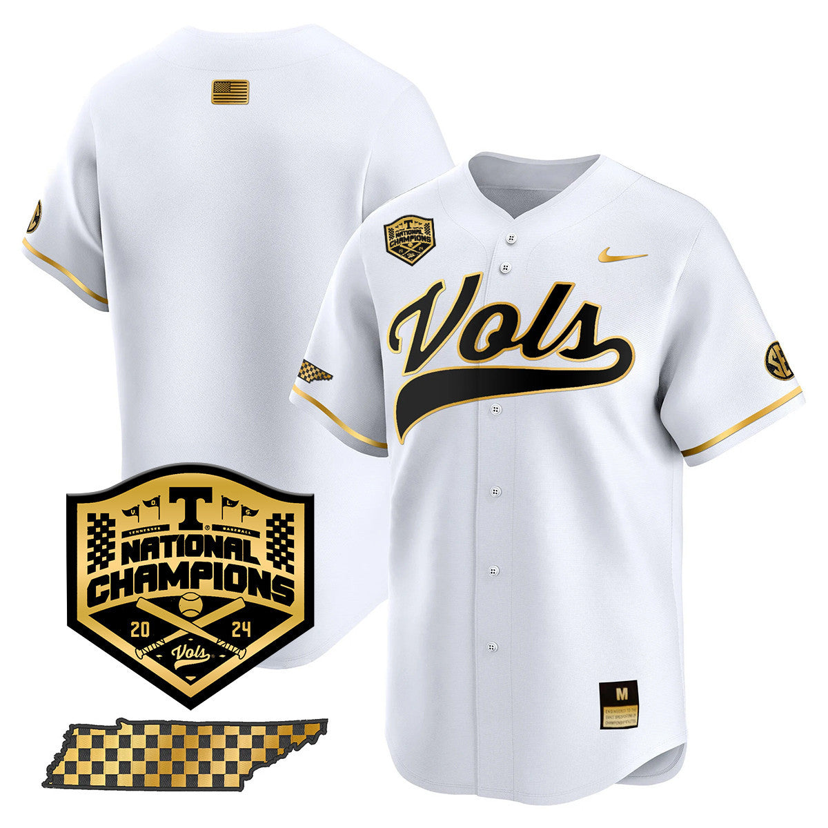 Women's Tennessee Volunteers 2024 National Champions Vapor Premier Limited Jersey - All Stitched - image 36