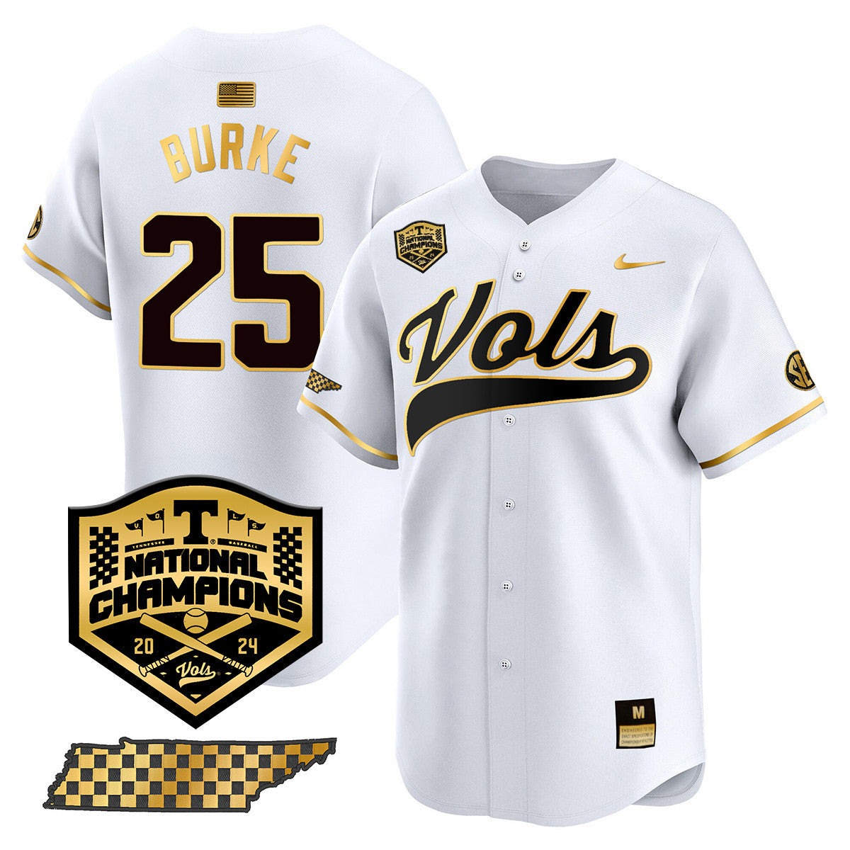 Women's Tennessee Volunteers 2024 National Champions Vapor Premier Limited Jersey - All Stitched - image 41