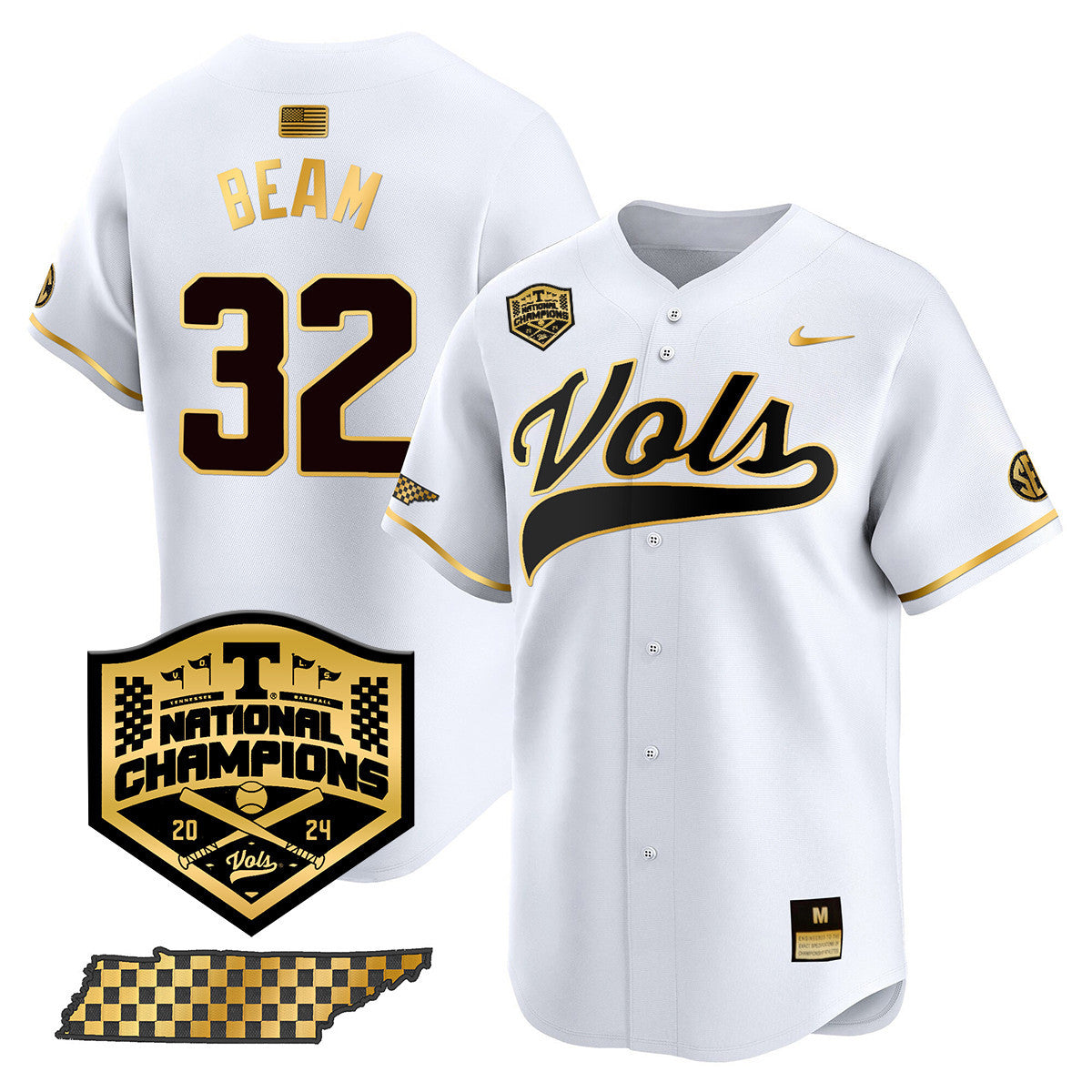 Women's Tennessee Volunteers 2024 National Champions Vapor Premier Limited Jersey - All Stitched - image 37
