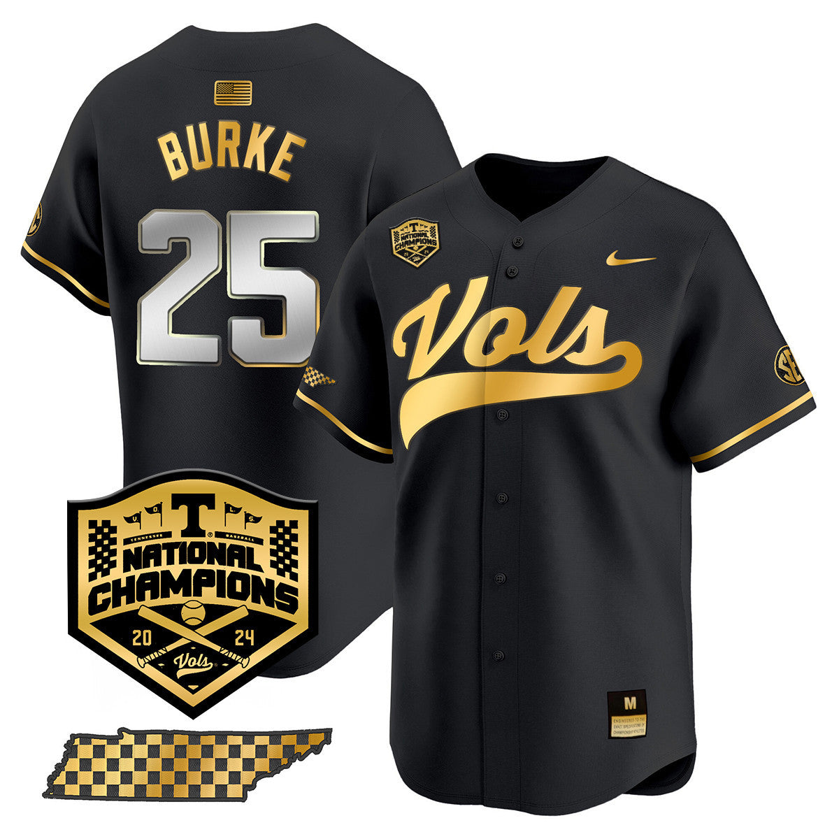 Women's Tennessee Volunteers 2024 National Champions Vapor Premier Limited Jersey - All Stitched - image 47