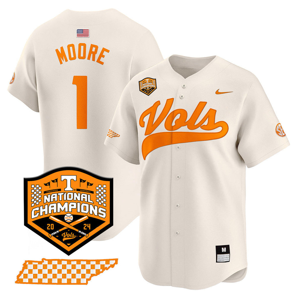 Women's Tennessee Volunteers 2024 National Champions Vapor Premier Limited Jersey - All Stitched - image 56
