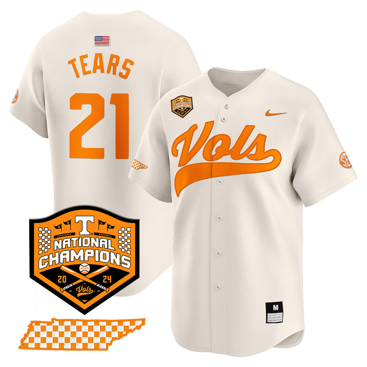 Women's Tennessee Volunteers 2024 National Champions Vapor Premier Limited Jersey - All Stitched - image 54
