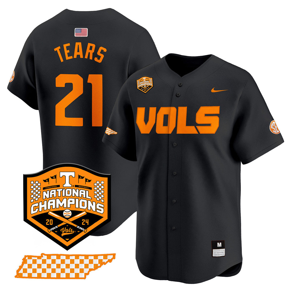 Women's Tennessee Volunteers 2024 National Champions Vapor Premier Limited Jersey V1 - All Stitched - image 5