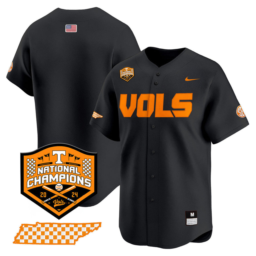 Men's Tennessee Volunteers 2024 National Champions Vapor Premier Limited Jersey V1 - All Stitched - image 2