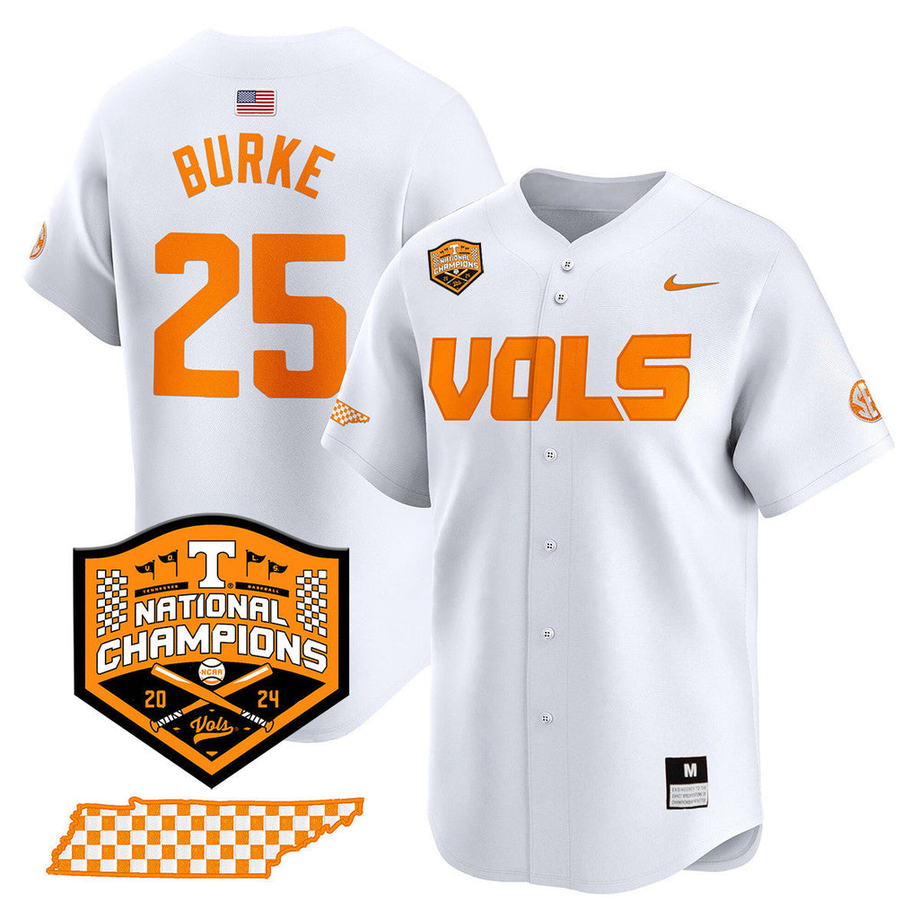 Men's Tennessee Volunteers 2024 National Champions Vapor Premier Limited Jersey V1 - All Stitched - image 12