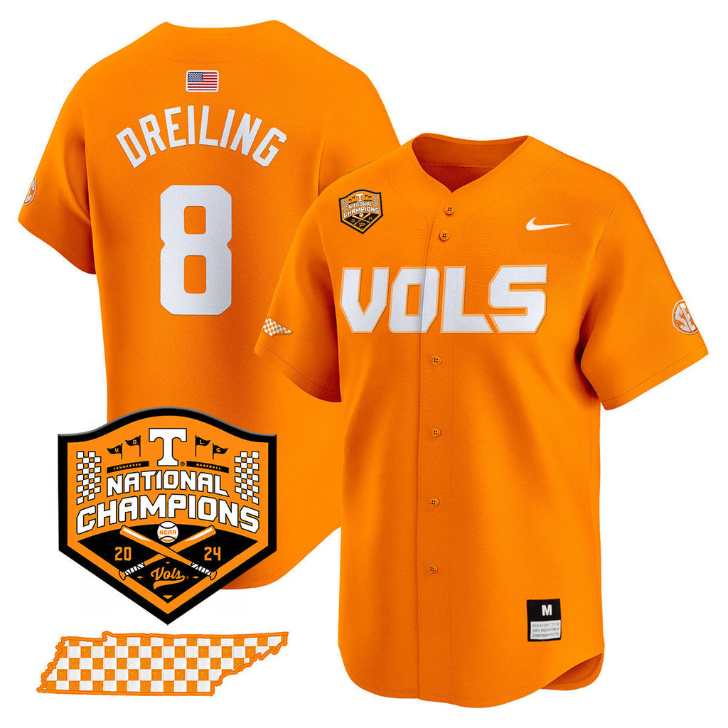 Men's Tennessee Volunteers 2024 National Champions Vapor Premier Limited Jersey V1 - All Stitched - image 20