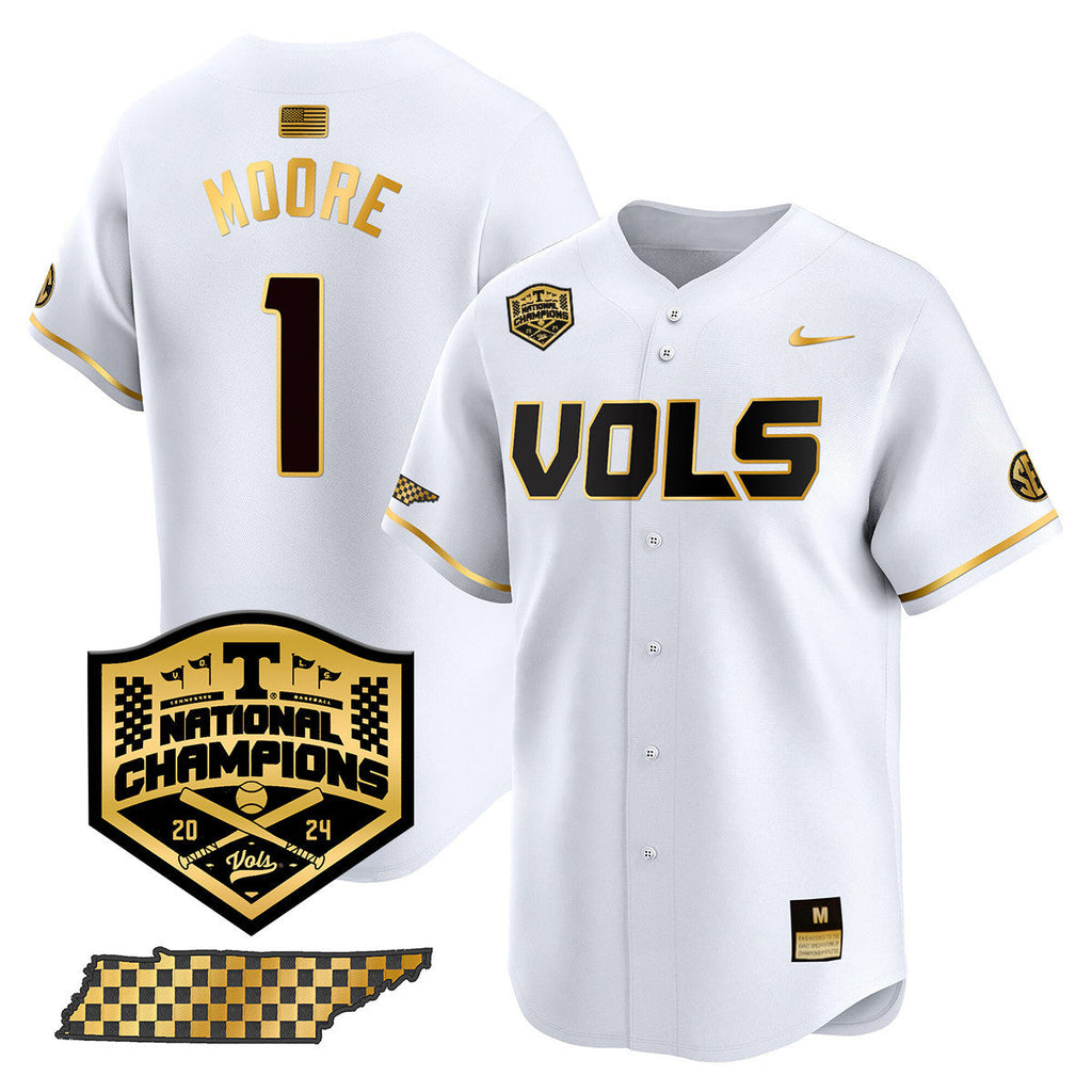 Men's Tennessee Volunteers 2024 National Champions Vapor Premier Limited Jersey V1 - All Stitched - image 35
