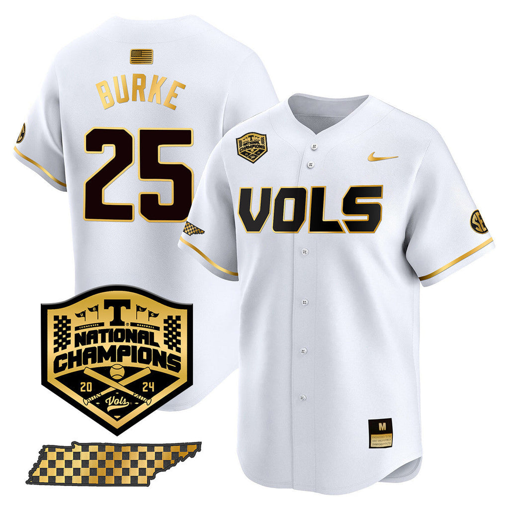 Men's Tennessee Volunteers 2024 National Champions Vapor Premier Limited Jersey V1 - All Stitched - image 32