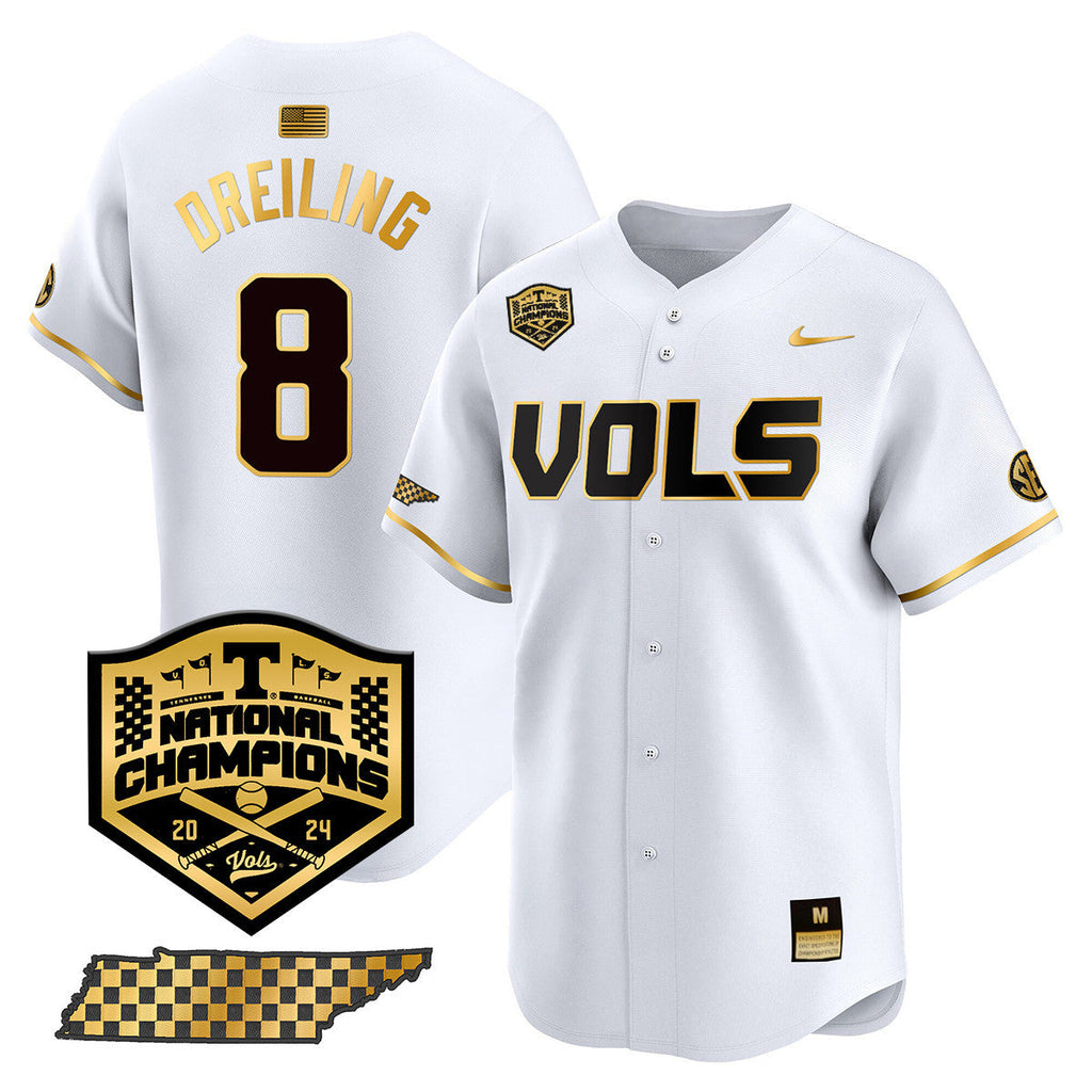 Men's Tennessee Volunteers 2024 National Champions Vapor Premier Limited Jersey V1 - All Stitched - image 34