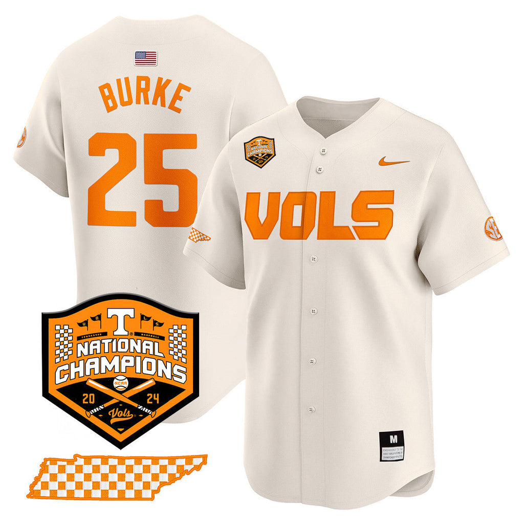 Men's Tennessee Volunteers 2024 National Champions Vapor Premier Limited Jersey V1 - All Stitched - image 47