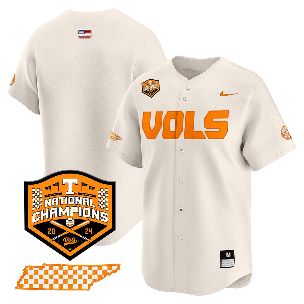 Men's Tennessee Volunteers 2024 National Champions Vapor Premier Limited Jersey V1 - All Stitched - image 43