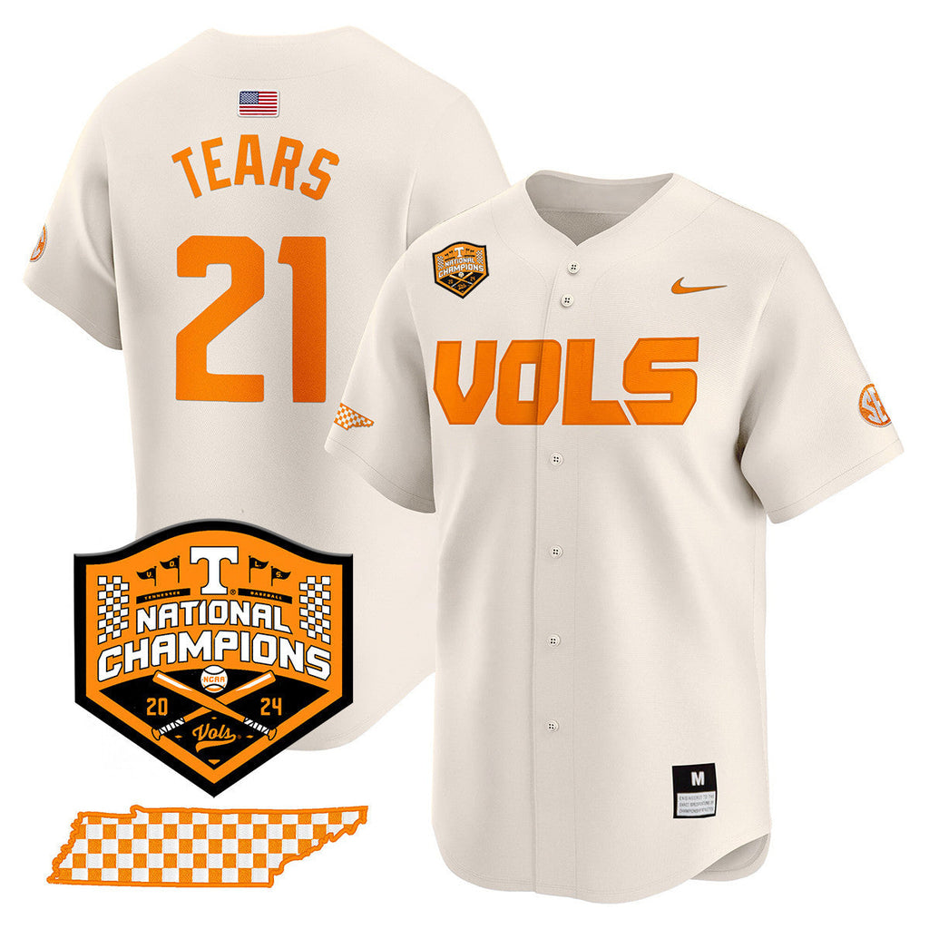 Men's Tennessee Volunteers 2024 National Champions Vapor Premier Limited Jersey V1 - All Stitched - image 46