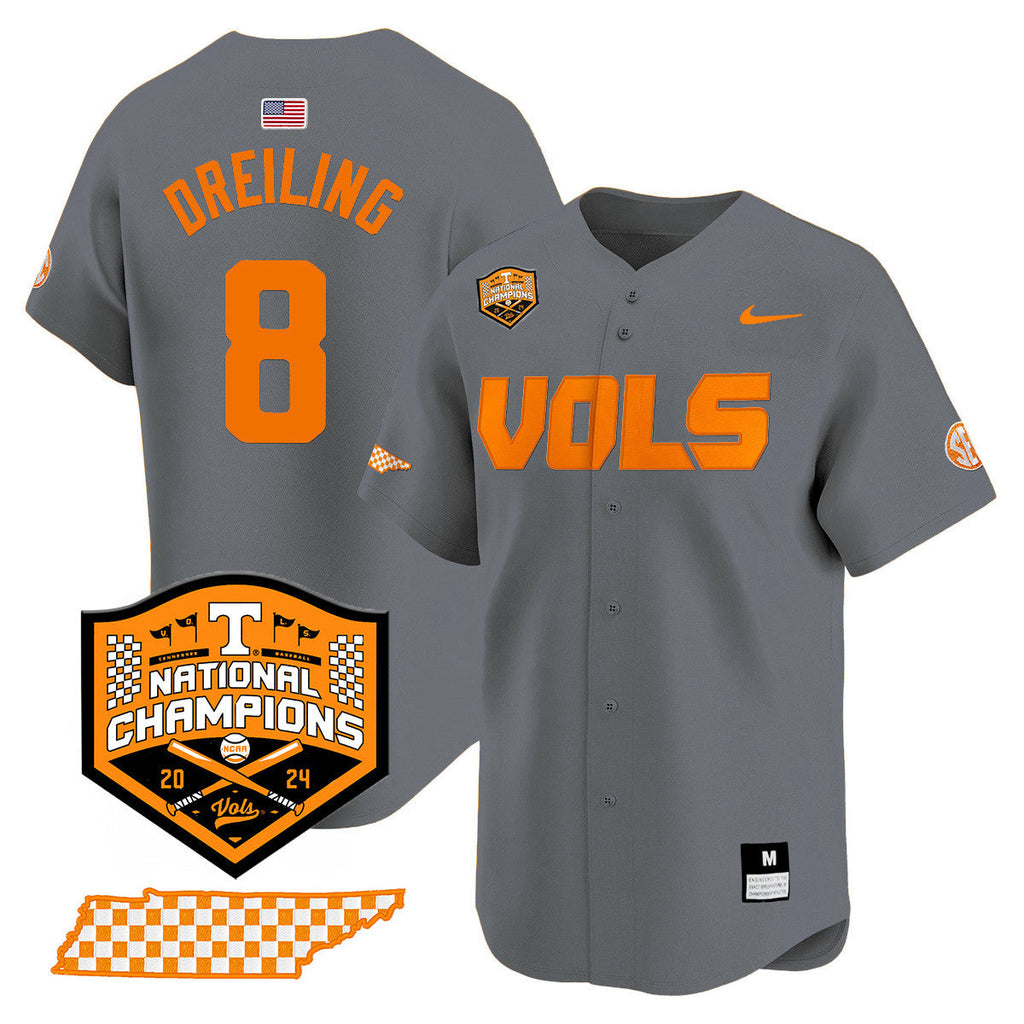 Men's Tennessee Volunteers 2024 National Champions Vapor Premier Limited Jersey V1 - All Stitched - image 54