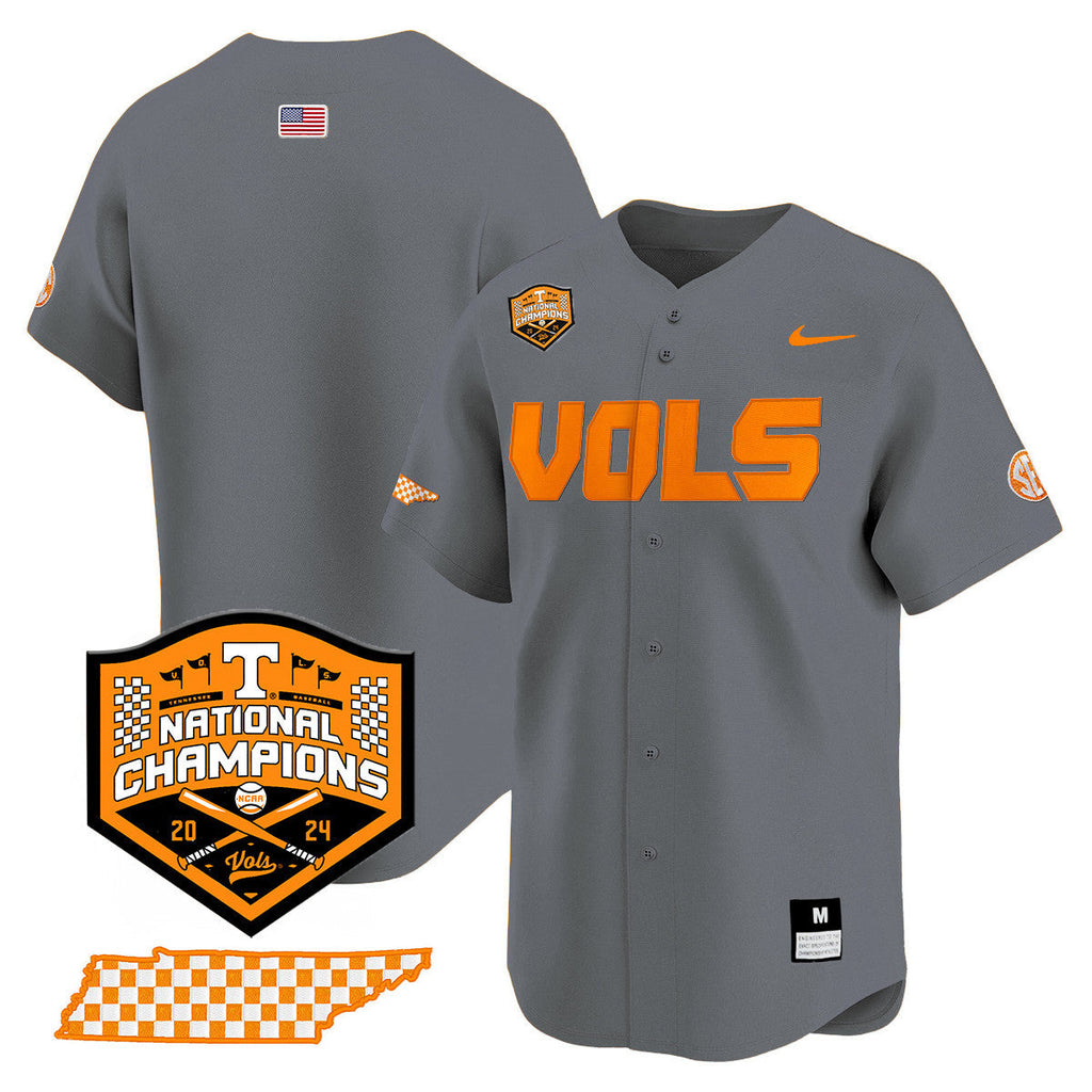 Men's Tennessee Volunteers 2024 National Champions Vapor Premier Limited Jersey V1 - All Stitched - image 55