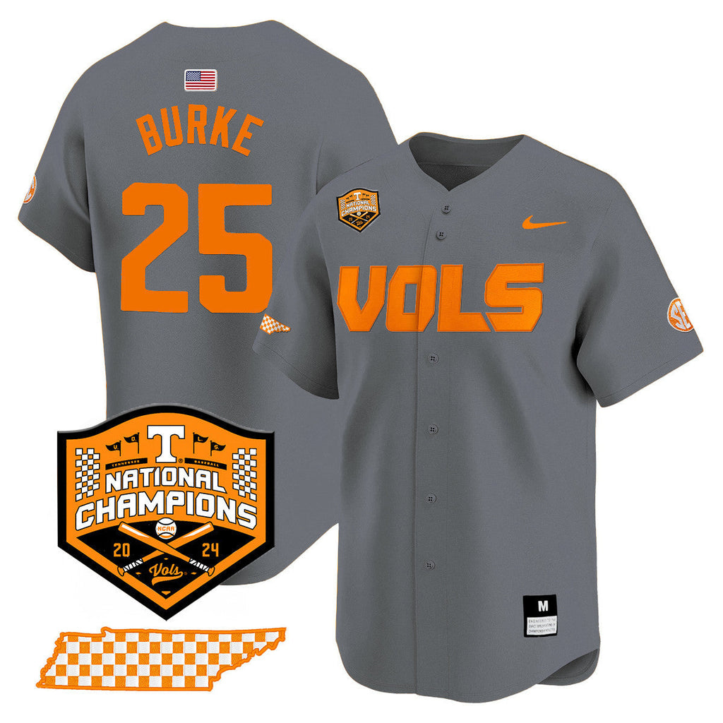 Men's Tennessee Volunteers 2024 National Champions Vapor Premier Limited Jersey V1 - All Stitched - image 63
