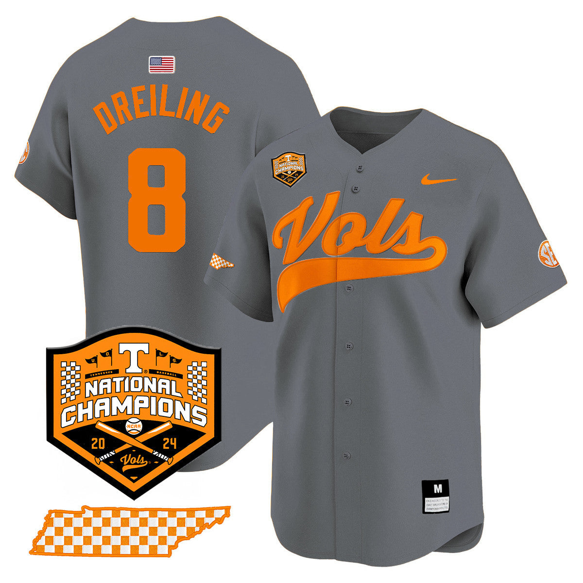 Women's Tennessee Volunteers 2024 National Champions Vapor Premier Limited Jersey - All Stitched - image 59