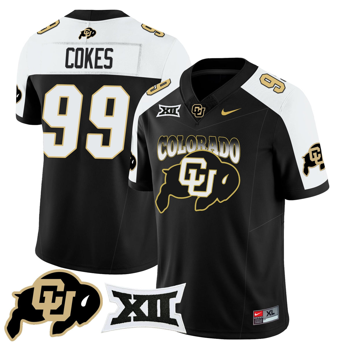 Men's Colorado Buffaloes 2024 Vapor Limited Jersey N2 - All Stitched - image 1
