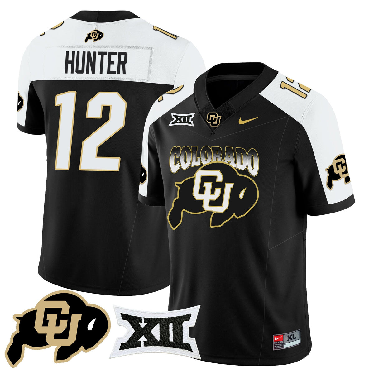 Men's Colorado Buffaloes 2024 Vapor Limited Jersey N2 - All Stitched - image 2