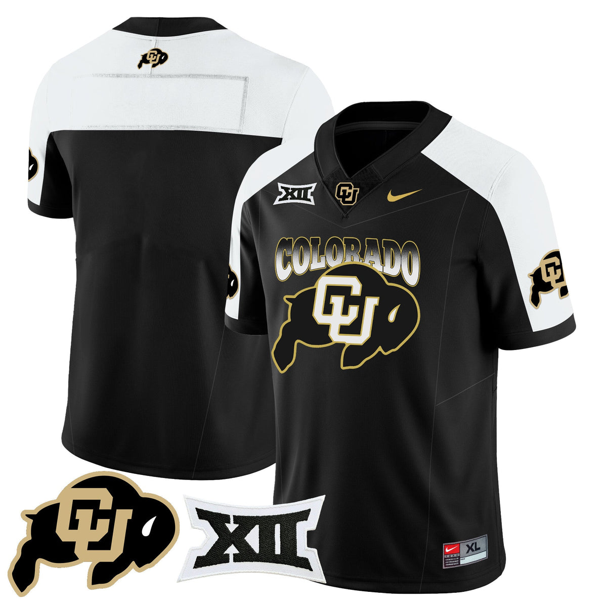 Men's Colorado Buffaloes 2024 Vapor Limited Jersey N2 - All Stitched - image 16