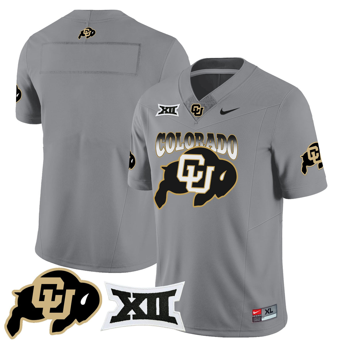 Men's Colorado Buffaloes 2024 Vapor Limited Jersey N2 - All Stitched - image 17