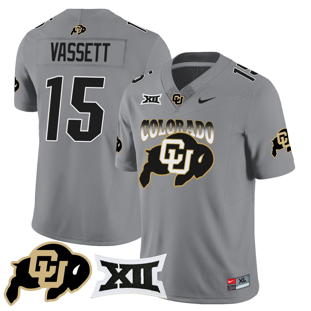 Men's Colorado Buffaloes 2024 Vapor Limited Jersey N2 - All Stitched - image 20