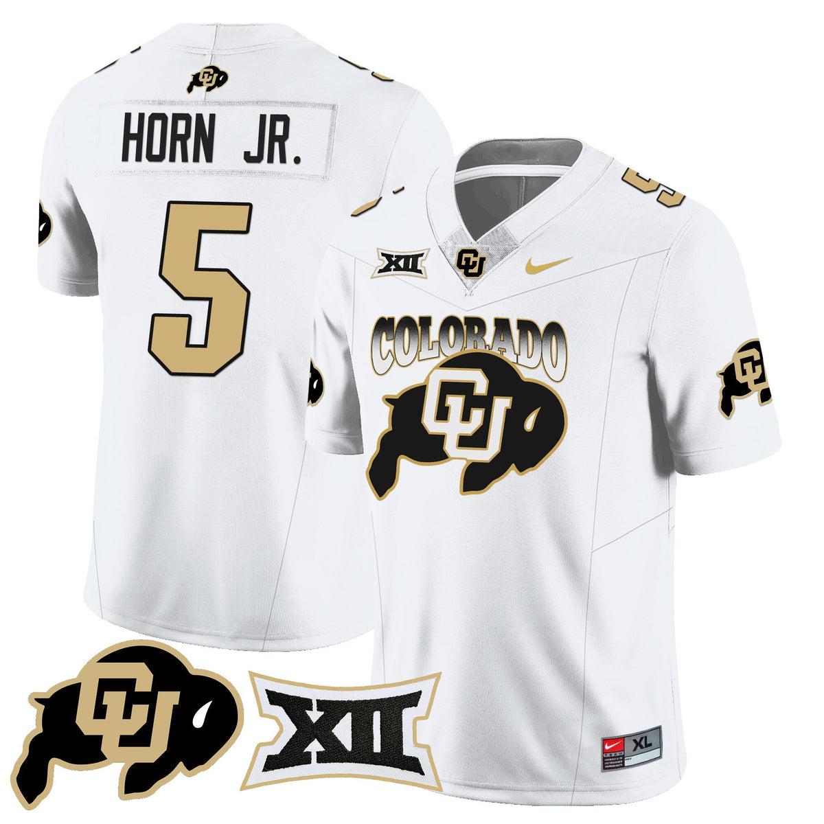 Men's Colorado Buffaloes 2024 Vapor Limited Jersey N2 - All Stitched - image 25
