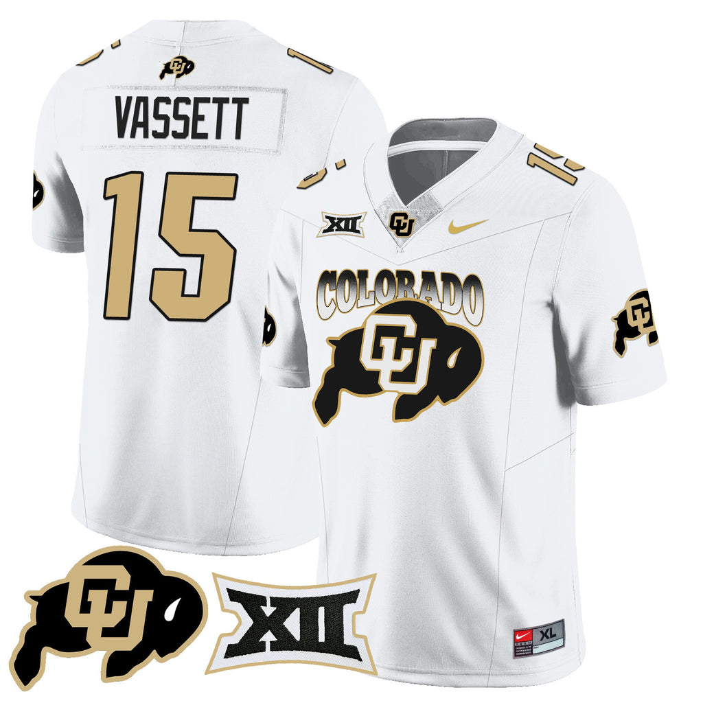 Men's Colorado Buffaloes 2024 Vapor Limited Jersey N2 - All Stitched - image 36