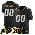 Custom Colorado Buffaloes 2024 Vapor Limited Gold Jersey - All Stitched - image 1