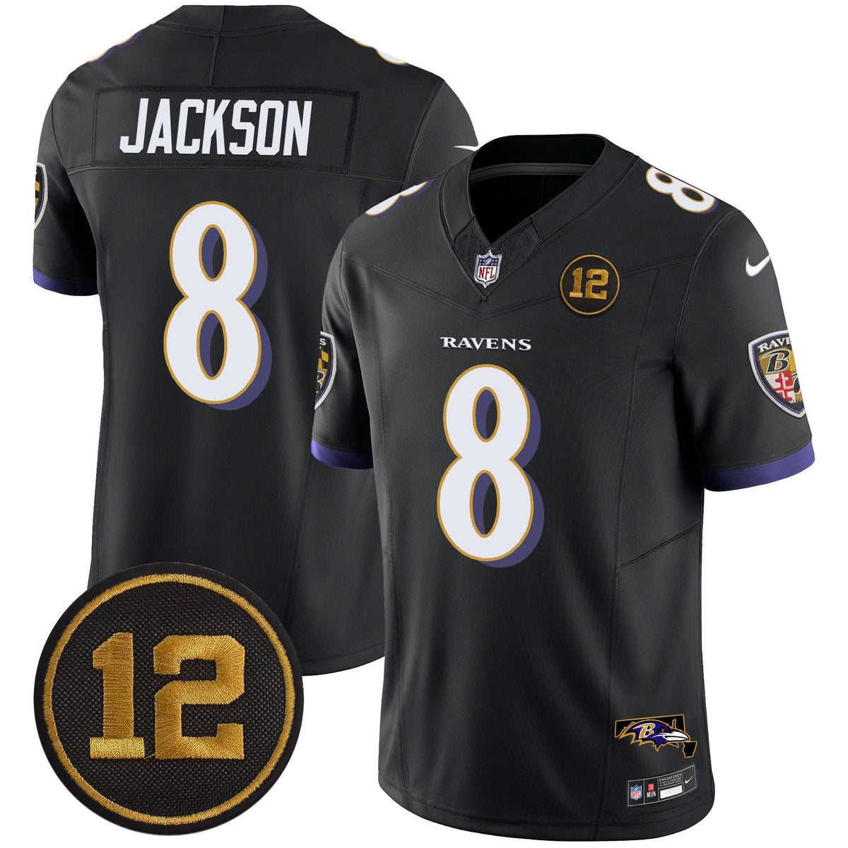 BAL Jacoby Jones Patch Vapor Limited Jersey - image 18