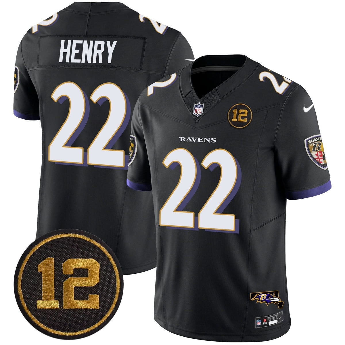 BAL Jacoby Jones Patch Vapor Limited Jersey - image 17