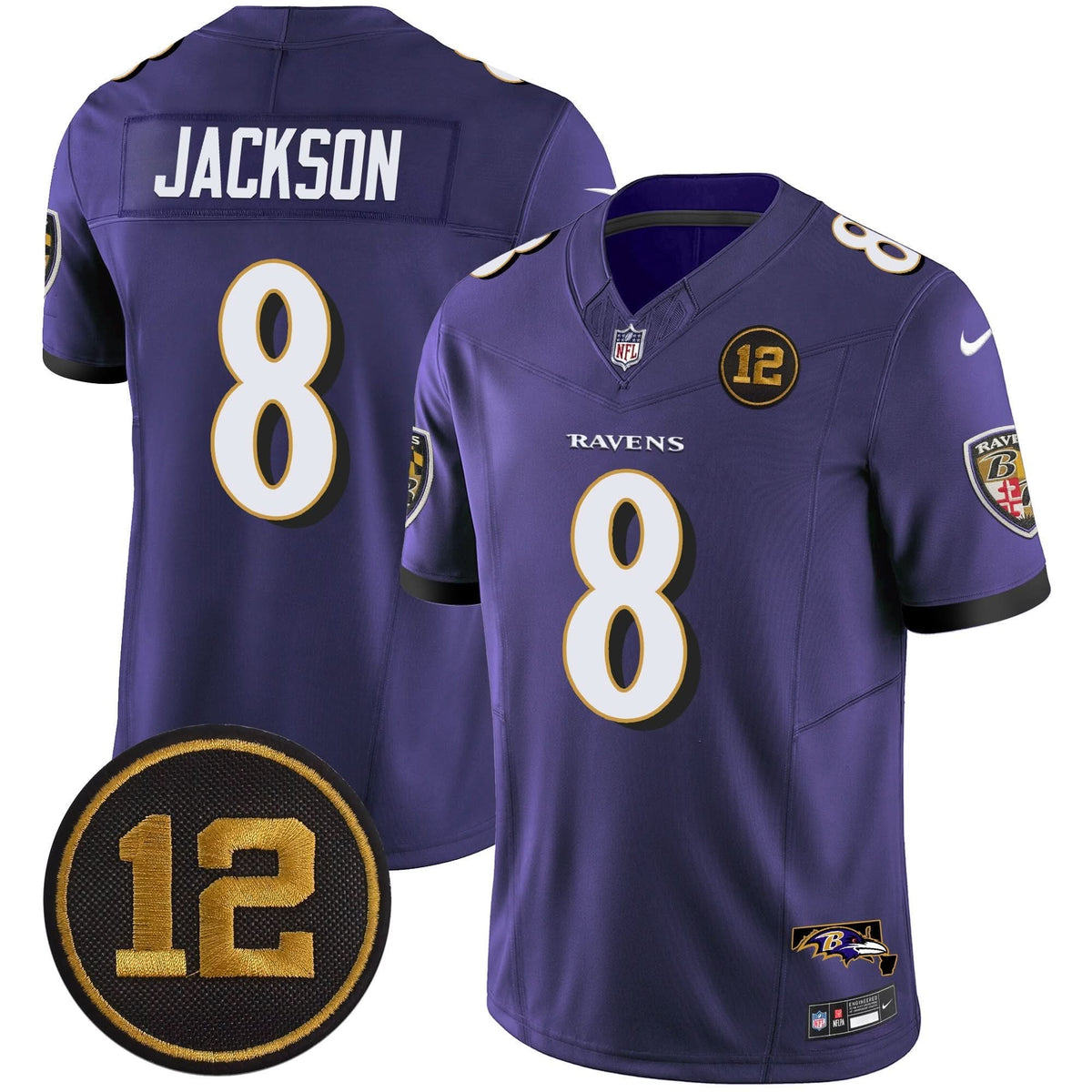 BAL Jacoby Jones Patch Vapor Limited Jersey - image 26