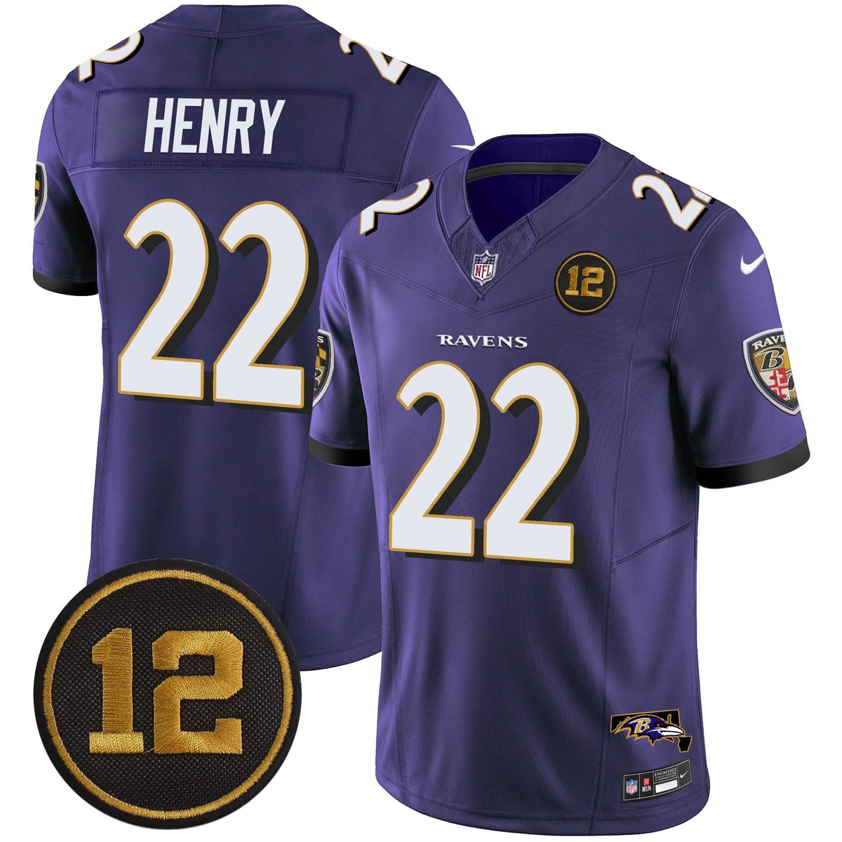 BAL Jacoby Jones Patch Vapor Limited Jersey - image 25