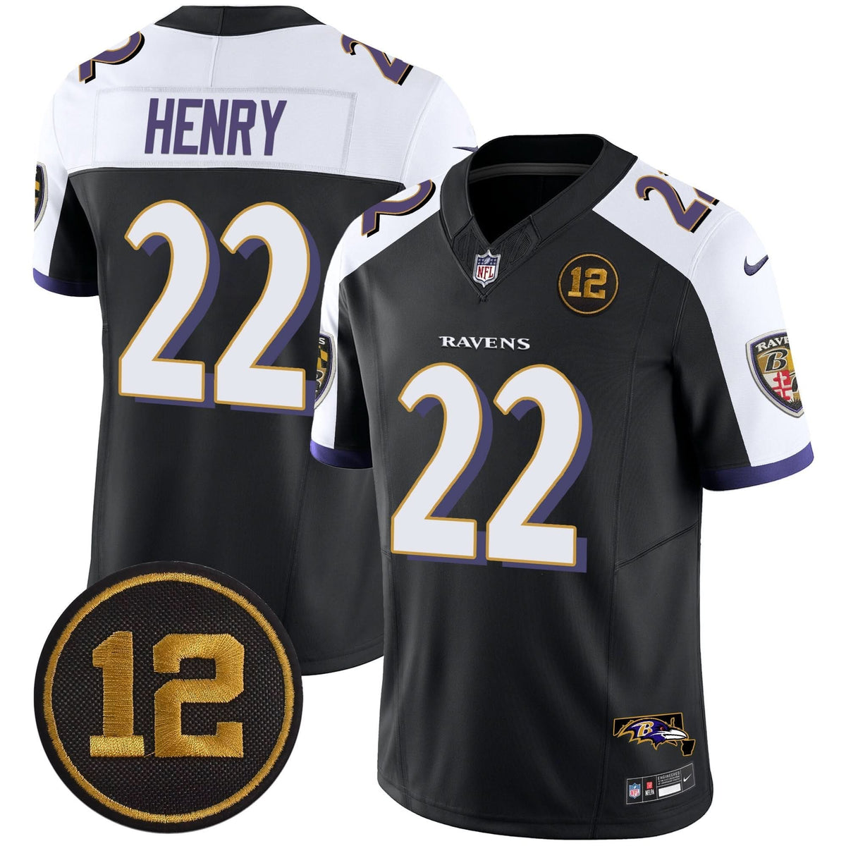BAL Jacoby Jones Patch Vapor Limited Jersey - image 1