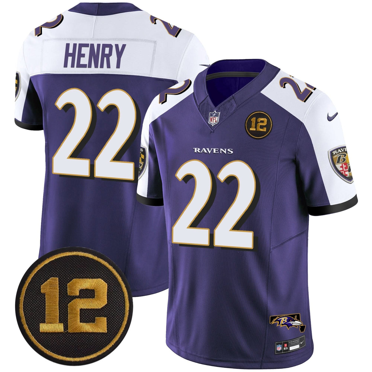BAL Jacoby Jones Patch Vapor Limited Jersey - image 9