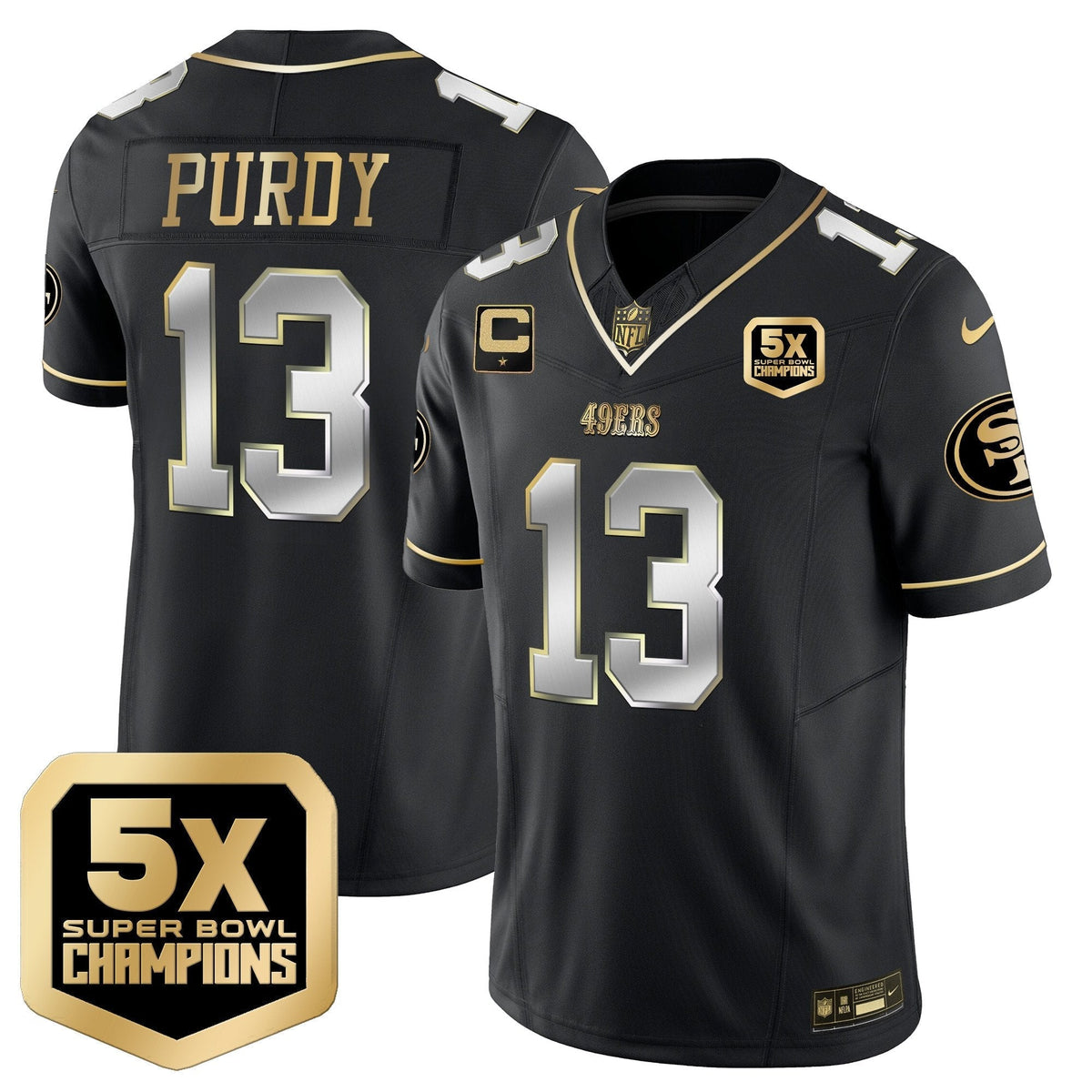 SF 5x Super Bowl Champions Vapor Limited Jersey - All Stitched - image 33