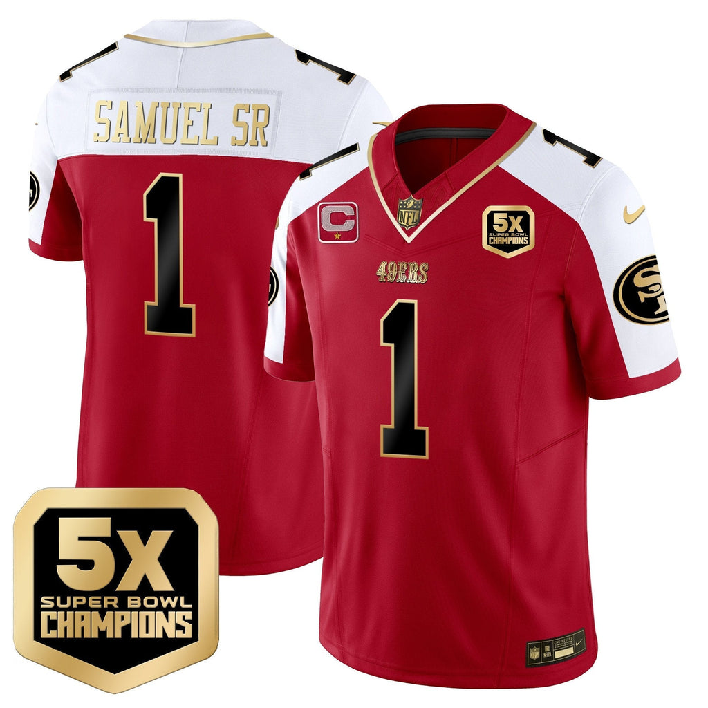 SF 5x Super Bowl Champions Vapor Limited Jersey - All Stitched - image 42