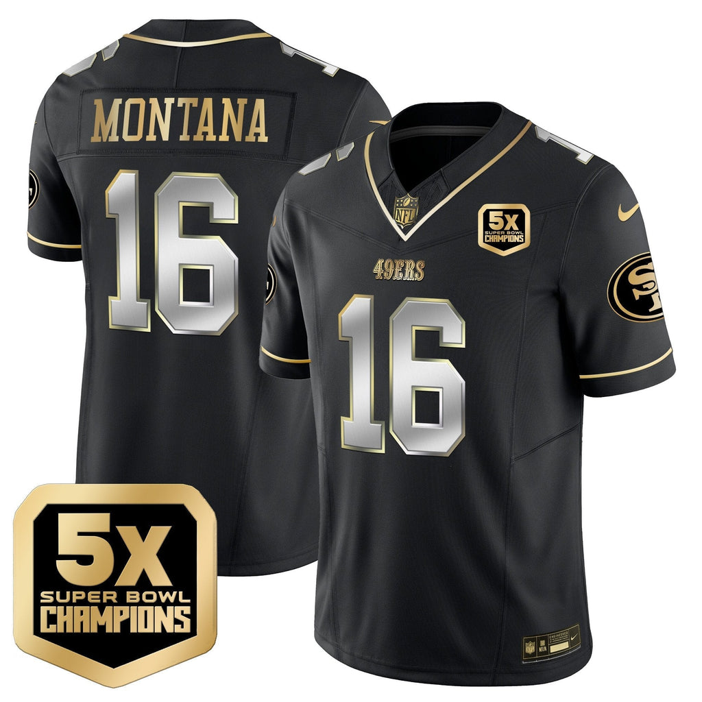 SF 5x Super Bowl Champions Vapor Limited Jersey - All Stitched - image 38