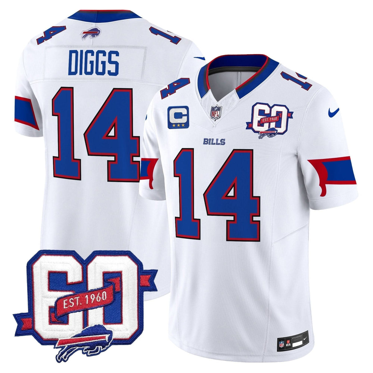 BUF 60th Anniversary Patch Vapor Limited Jersey - image 15