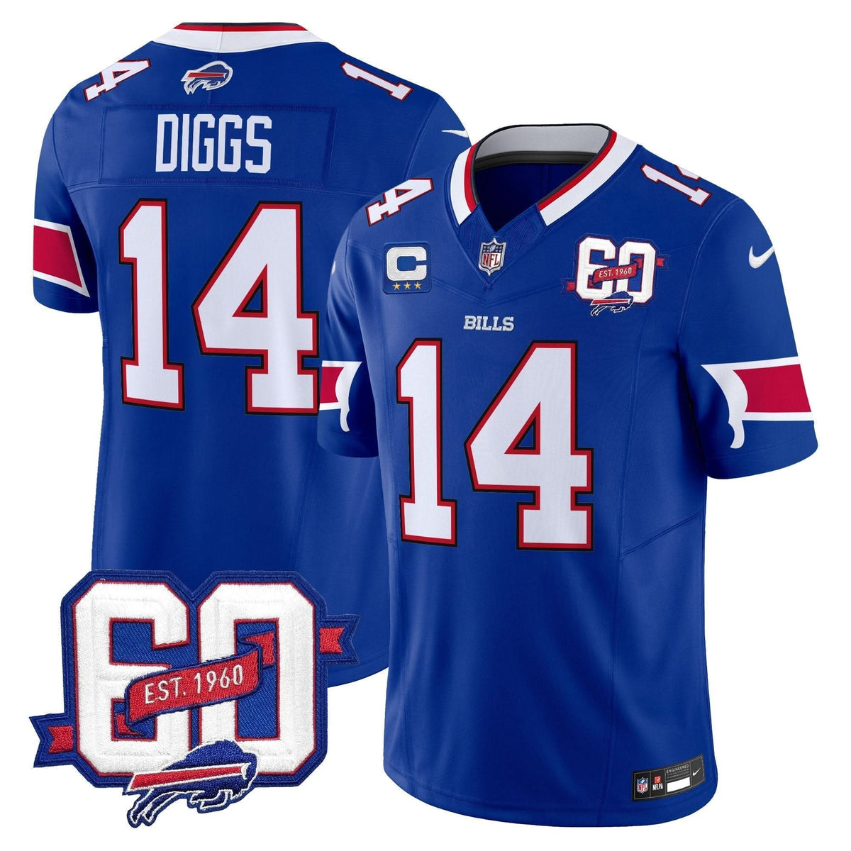 BUF 60th Anniversary Patch Vapor Limited Jersey - image 3