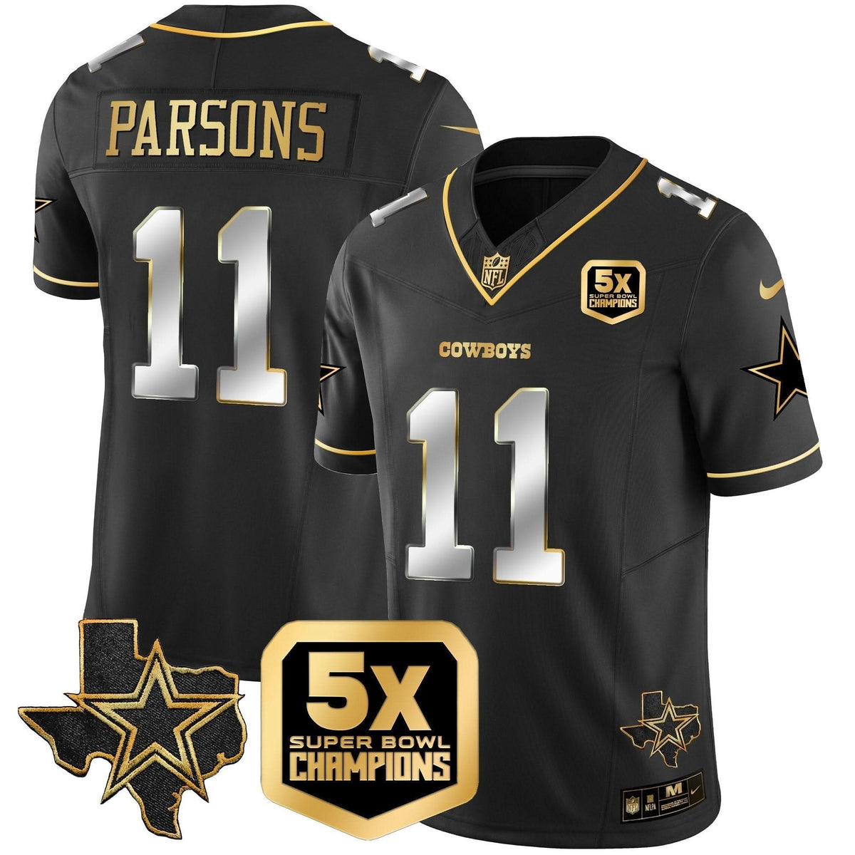 DAL 5x Super Bowl Champions Vapor Limited Jersey - image 22