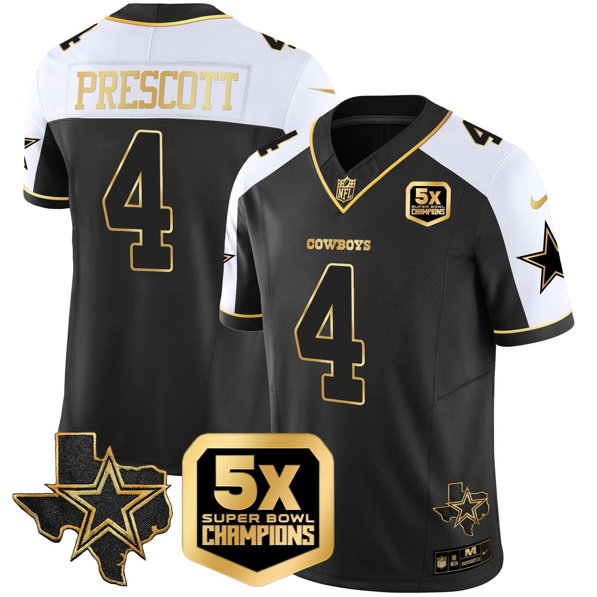 DAL 5x Super Bowl Champions Vapor Limited Jersey - image 34
