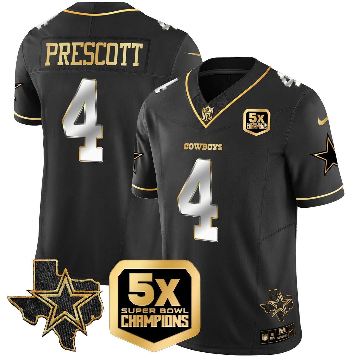 DAL 5x Super Bowl Champions Vapor Limited Jersey - image 46