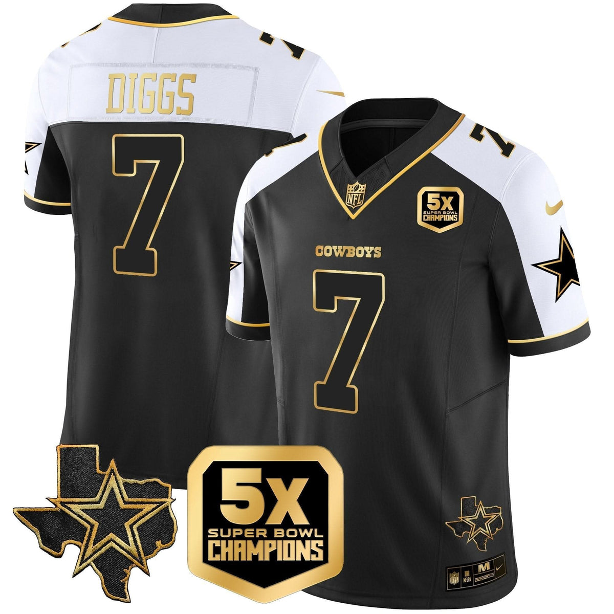 DAL 5x Super Bowl Champions Vapor Limited Jersey - image 4