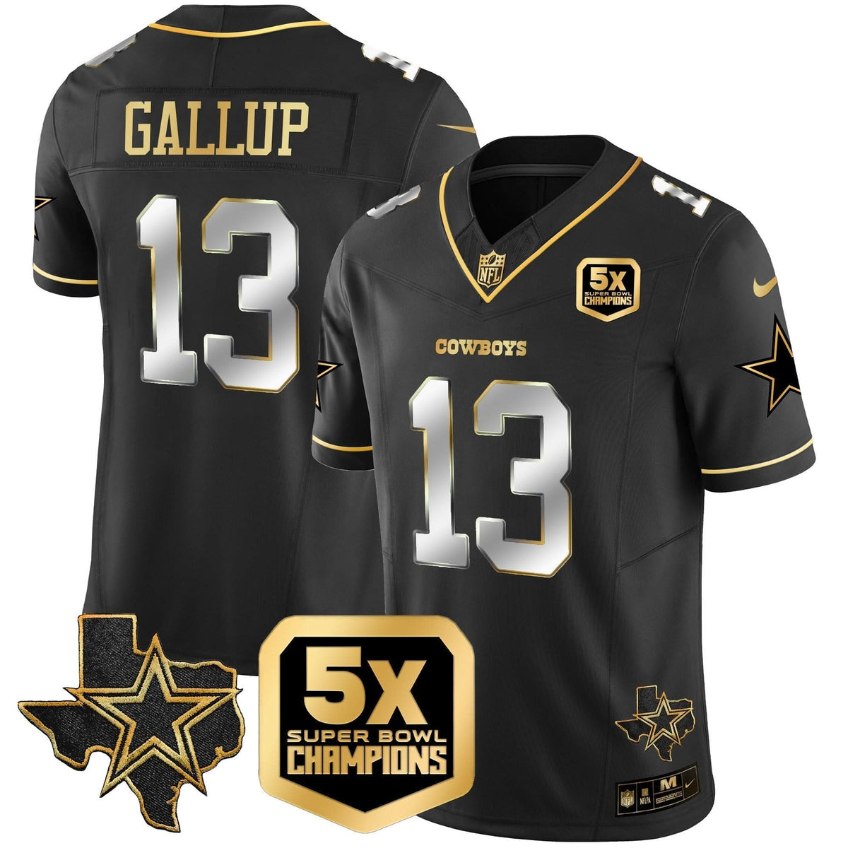 DAL 5x Super Bowl Champions Vapor Limited Jersey - image 51
